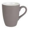 Olympia Matt Pastel Porcelain Mug Grey - 340ml 12oz (Box 6)