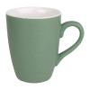 Olympia Matt Pastel Porcelain Mug Green - 340ml 12oz (Box 6)