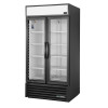 True 2 Glass Door 991Ltr Merchandiser Fridge R290 - Black (Direct)