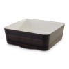 APS+ Square Bowl Oak/Cream 1.5Ltr 200x200mm (B2B)