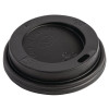 Fiesta Lid For Hot Cups Black - 8oz (Pack 50)
