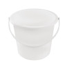 Jantex Round Plastic Bucket White - 10Ltr
