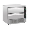 Polar Dual Temp Counter with 2 Drawers - 2 x 1/1GN Capacity per Drawer
