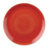 Churchill Stonecast Berry Red Coupe Plate - 8.66" 217mm (Box 12) (Direct)