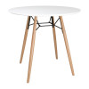 Bolero Arlo Table Top White & Table Base