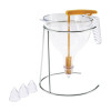 Matfer Polycarbonate Piston Funnel & Stand - 1.5Ltr