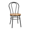 Bolero Clarisse Side Chair Metallic Grey (Box 2)