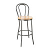 Bolero Clarisse High Stool Metallic Grey (Box 1)