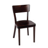 Fameg Plain Sidechair (Walnut Effect) (Pack 2)