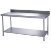 Parry Fully Welded Wall Table 1 UnderShelf - 600x600x900mm (Direct)