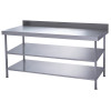 Parry Fully Welded Wall Table 2 Undershelves 1800x600x900mm (Direct)