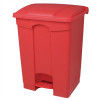 Jantex Kitchen Pedal Bin Red - 45Ltr