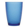 Kristallon Polycarbonate Pebbled Tumbler - 275ml 9.75oz Blue (Box 6)