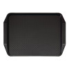 Cambro Fast Food Handled Tray Rectangular Black 300x410mm