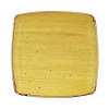 Stonecast Mustard Deep Square Plate - 260mm 10.25" (Box 6) (Direct)