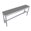 Enviro Indoor High Bench 1600x330x710mm Storm Grey (Direct)