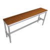 Enviro Indoor High Bench 1000x330x710mm Teak Effect (Direct)
