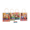 Craftis Childrens Kraft Meal Bags (Pet/Farm/Safari/Zoo) (Pack 200)