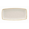 Churchill Stonecast Squared Oblong Plate Barley White - 11.75" (Box 12) (Direct)