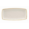 Churchill Stonecast Squared Oblong Plate Barley White - 11.75" (Box 12) (Direct)