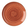 Churchill Stonecast Evolve Coupe Plate Spiced Orange - 8.67" (Box 12) (Direct)
