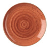 Churchill Stonecast Evolve Coupe Plate Spiced Orange - 6.5" (Box 12) (Direct)
