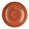 Churchill Stonecast Coupe Large Bowl Spiced Orange - 12" (Box 6) (Direct)