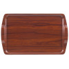 Cambro Room Service Trays Laminated with handles Walnut - 40x64cm