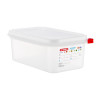 Araven Food Container - 1/4 GN 2.8Ltr with Lid 100mm (H) (Pack 4)