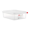 Araven Food Container - 1/2 GN 6.5Ltr with Lid 100mm (H) (Pack 4)