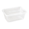 Microwave Plastic Container - 1000ml with Lids (Box 250)
