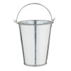 BUCKET /Contempary look tableware - steel bucket ideal for scampi - 4" diam x 3.5" tall