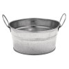 Round Bucket Galvanised Steel - 70x150mm