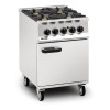 Lincat 4 Burner Range with Right Hand Door Propane Gas (Direct)