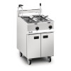 Lincat Opus 800 Propane Gas Fryer Twin Tank 600mm Twin Pumped Filtration(Direct)