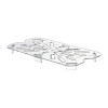 Cambro Polycarbonate GN Drain Shelf - 1/4