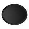 Cambro Tray Camtread Black Oval - 22x27"