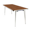 Contour Folding Table (Teak Effect) - 1830x685x698mm (Direct)