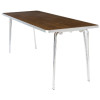 Contour Folding Table (Teak Effect) - 1220x685x698mm (Direct)