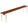 Contour Stacking Bench (Teak Effect) - 1830x254x432mm (Direct)