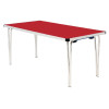 Contour Folding Table (Red) - 1830x685x698mm (Direct)