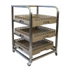 Craven Glass Tray Trolley St/St (Direct)