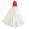 Jantex Standard Big White Socket Mop Red - 120g 4.2oz