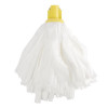 Jantex Standard Big White Socket Mop Yellow - 120g 4.2oz
