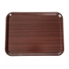 Cambro Cafeteria Tray Mahogany - 330x430mm
