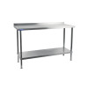 Holmes Wall Table(with upstand) S/S 304 Welded 900(w)x900(h)x600mm(d)(Direct)