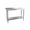 Holmes Wall Table St/St 304 Welded - 600x900x700mm (Direct)