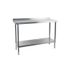 Holmes Wall Table St/St 304 Welded - 600x900x700mm (Direct)