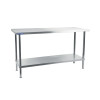 Holmes Centre Table St/St 304 Welded - 1500x900x700mm (Direct)