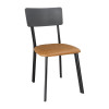 Bolero Metal & PU Side Chair (Vintage Camel) (Pack 4)